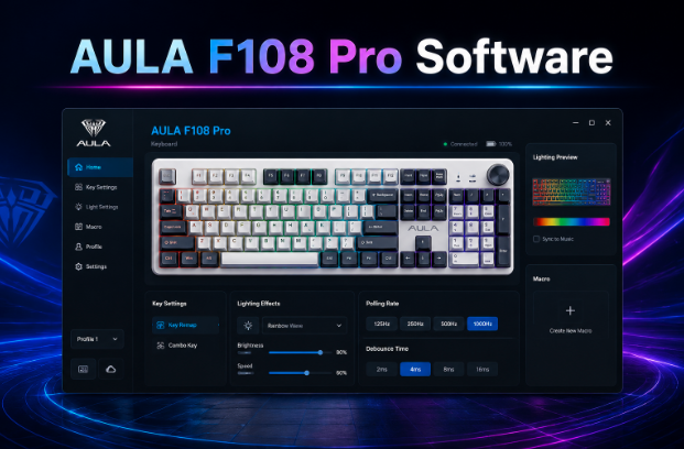 AULA F108 Pro Software