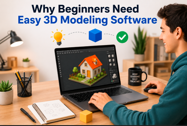 Why Beginners Need Easy 3D Modeling Software