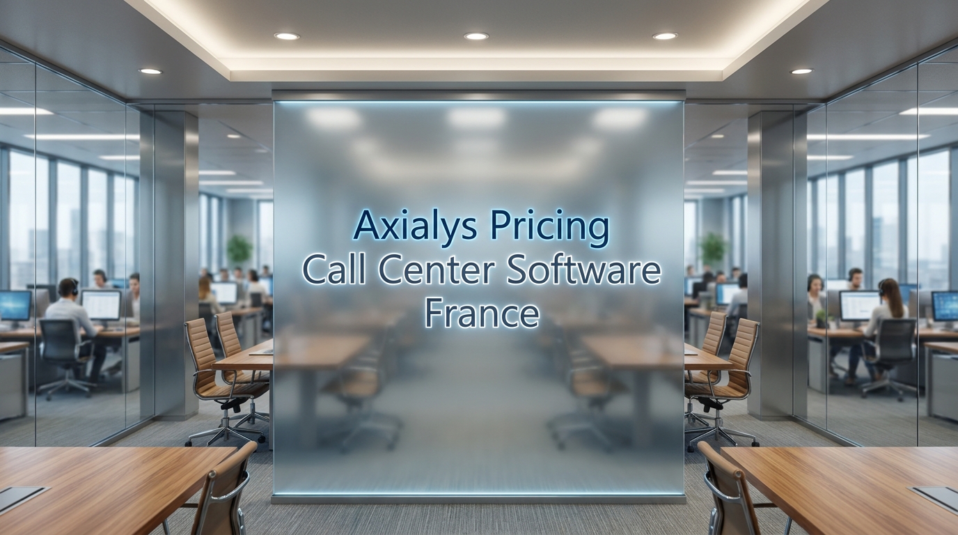 Axialys Pricing Call Center Software France