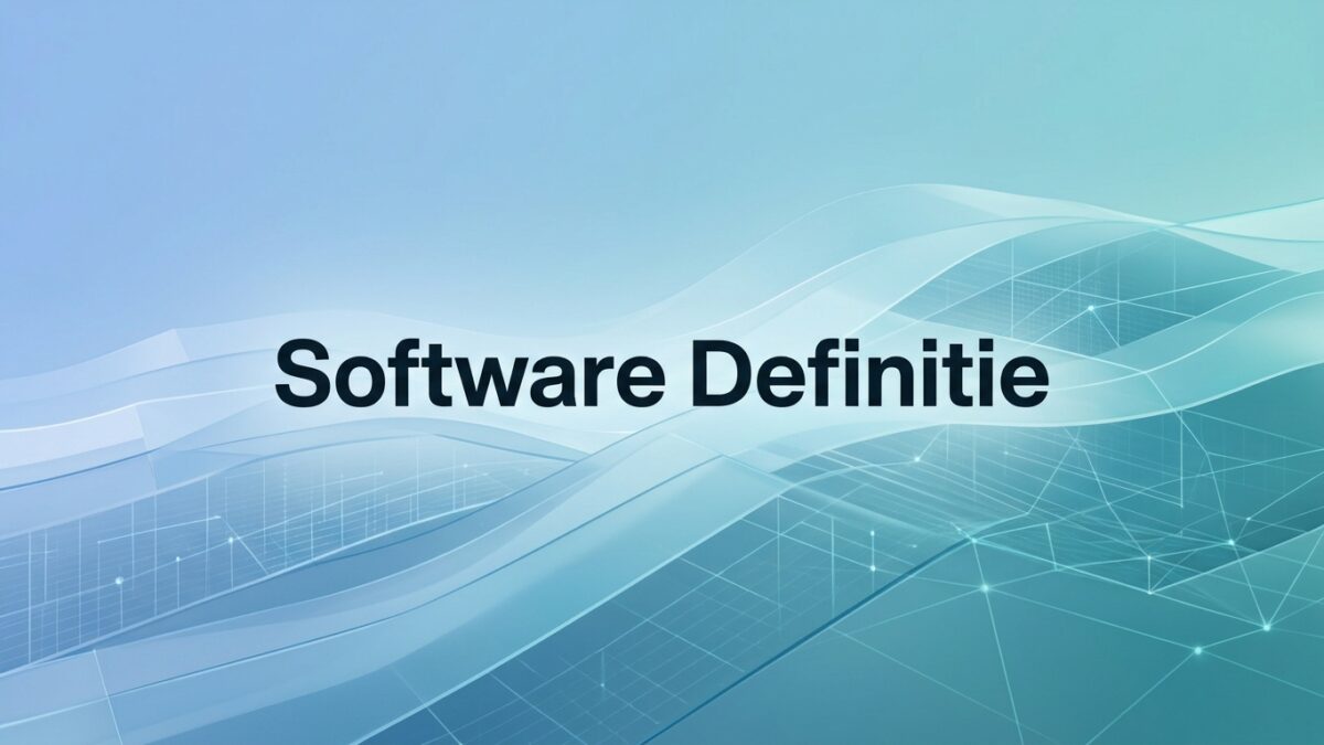 Software Definitie