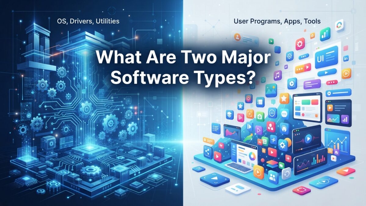 What Are Two Major Software Types?